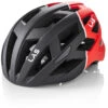 LAS ENIGMA Matt Black Red - LED Rear Light Helmet -Cycling Clothing Store 1205 Enigma Blk Red A R 21053.1616356522