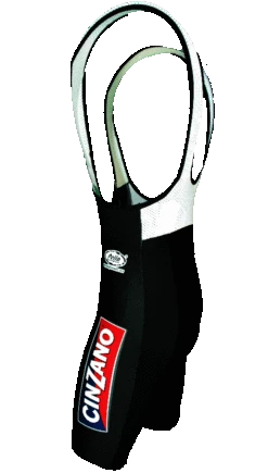 Cinzano Black Retro Bib Shorts