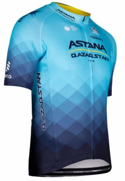 Giordana 2022 Astana Qazaqstan Vero FZ Jersey -Cycling Clothing Store 2022 astana vero jersey side 59978.1651948140