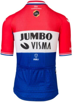 AGU 2022 Jumbo VismaDutch Champion Jersey -Cycling Clothing Store 2022 Jumbo Visma Dutch champ Jersey rear 01753.1654446076