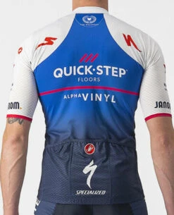 Castelli 2022 Quick Step Alpha Vinyl Jersey -Cycling Clothing Store 2022 QUICK STEP ALPHA VINYL COMPETIZIONE JERSEY Rear 52640.1648399777