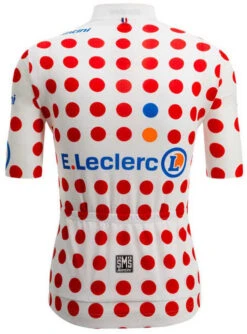 Santini 2024 Tour De France Polka Dot KOM Full Zip 9407Jersey -Cycling Clothing Store 2023 tour de france polka dot KOM jersey rear 65505.1682818144.1280.1280 35483.1713140602