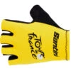 Santini 2024 Tour De France Yellow Leader Gloves