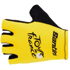 Santini 2024 Tour De France Yellow Leader Gloves