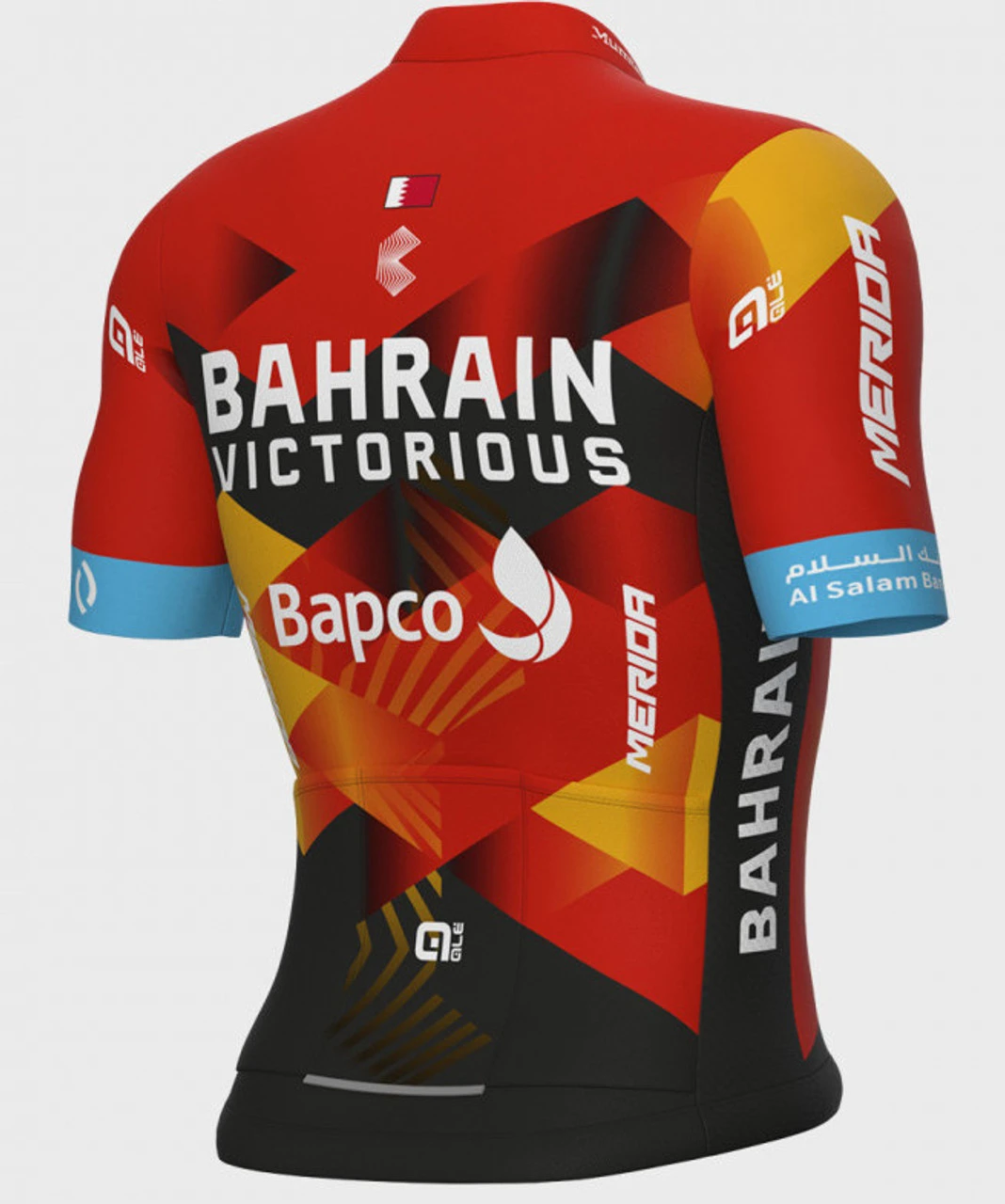 ALE 2023 Bahrain Victorious Full Zipper Jersey 4 ALE 2023 Bahrain Victorious Full Zipper Jersey - Image 2