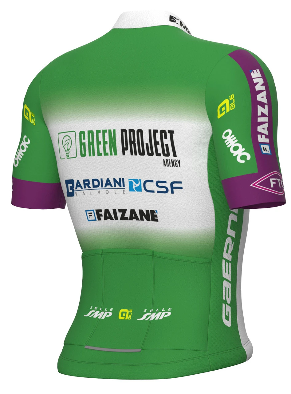ALE 2023 Green Project Bardiani CSF Full Zipper Jersey 4 ALE 2023 Green Project Bardiani CSF Full Zipper Jersey - Image 2