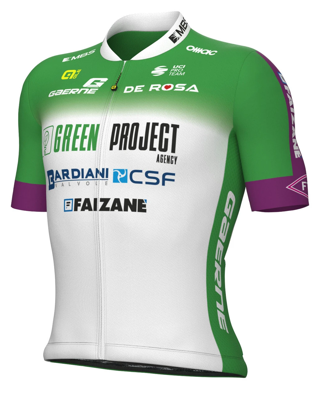 ALE 2023 Green Project Bardiani CSF Full Zipper Jersey 3 ALE 2023 Green Project Bardiani CSF Full Zipper Jersey