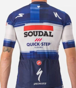 Castelli 2023 Soudal Quickstep Competizone Jersey -Cycling Clothing Store 2023 Soudal Quick Step Jersey rear 28465.1677377802