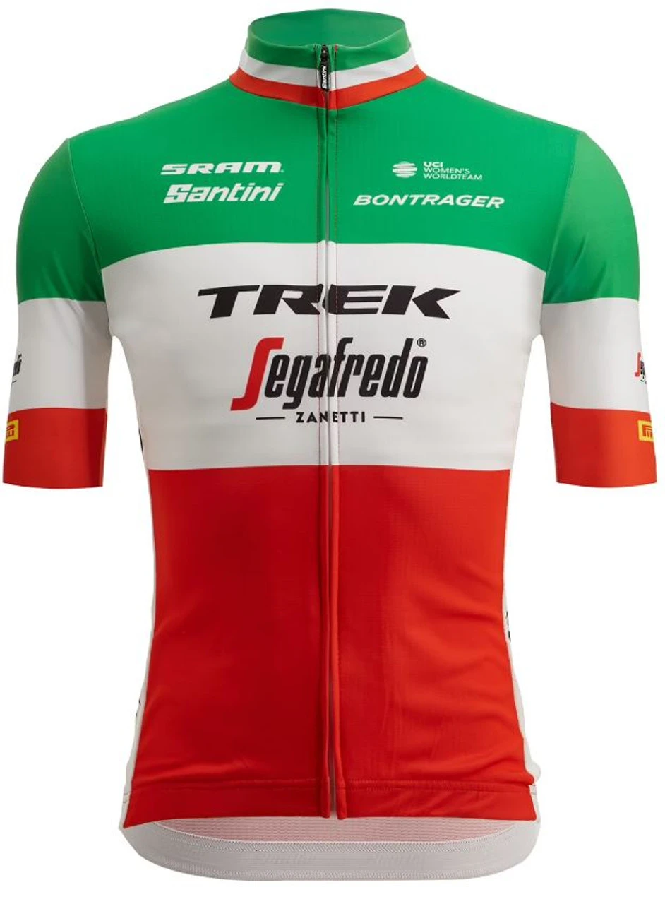 Santini 2023 Trek Segafredo Italian Champ Jersey 3 Santini 2023 Trek Segafredo Italian Champ Jersey