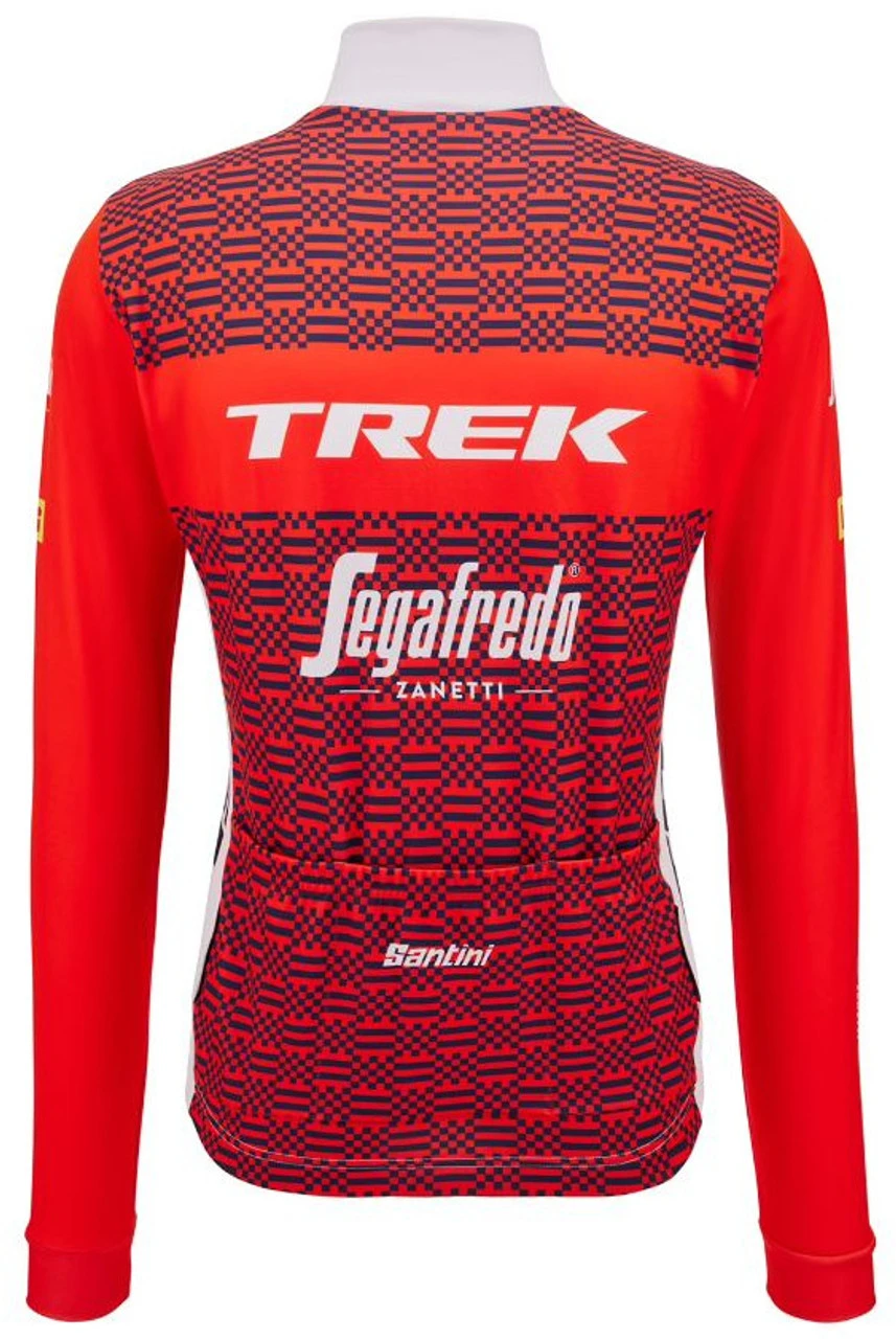 Santini 2023 Trek Segafredo Long Sleeve Jersey 5 Santini 2023 Trek Segafredo Long Sleeve Jersey - Image 3