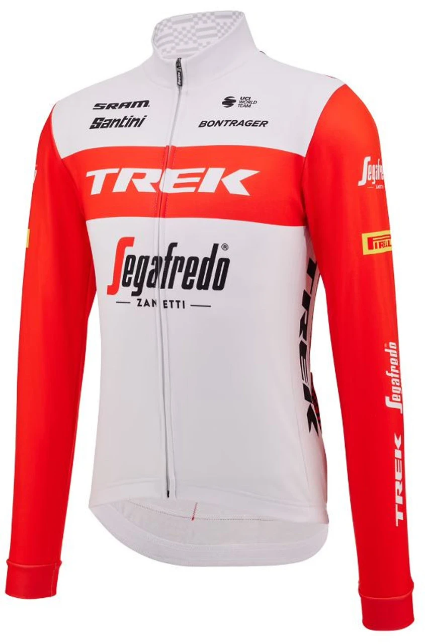 Santini 2023 Trek Segafredo Long Sleeve Jersey 4 Santini 2023 Trek Segafredo Long Sleeve Jersey - Image 2