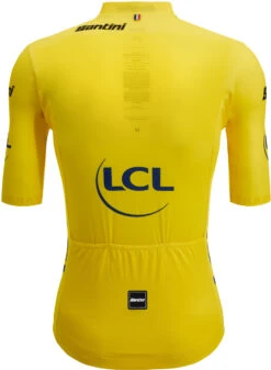 Santini 2024 Tour De France Yellow Leader Race Cut 9440 Jersey -Cycling Clothing Store 2024 yellow leader tour de france jersey RACE Rear 90187.1713143489