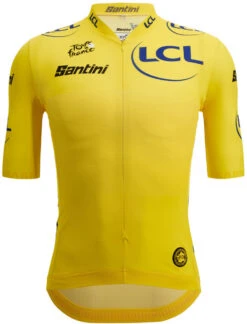 Santini 2024 Tour De France Yellow Leader Race Cut 9440 Jersey