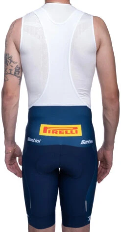 Santini 2024 Lidl Trek Bib Shorts -Cycling Clothing Store 2024 lidl trek bib short rear 64392.1704513228