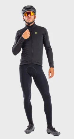 ALE' Solid Fondo Jacket Black 7 ALE' Solid Fondo Jacket Black -Cycling Clothing Store ALE SOLID FONDO MEN JACKET Black 3 73805.1602463467