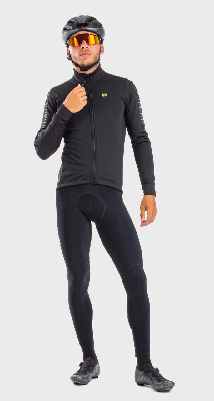 ALE' Solid Fondo Jacket Black 5 ALE' Solid Fondo Jacket Black - Image 3