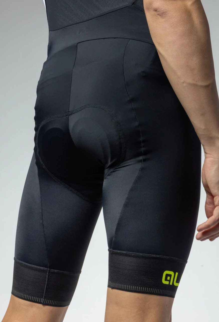 ALE' Corsa Pragma 4H Yellow Fluo Bib Shorts - Image 2