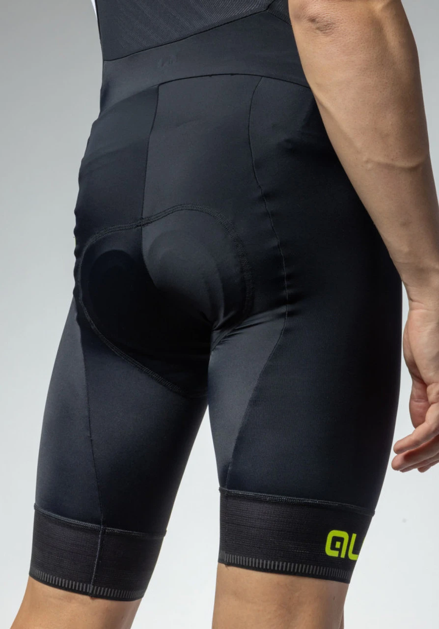 ALE' Corsa Pragma 4H Yellow Fluo Bib Shorts - Image 3