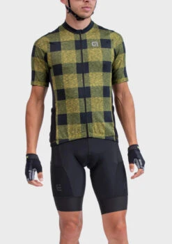 ALE' Gravel Scottish Yellow Jersey -Cycling Clothing Store ALE GRAVEL SCOTTISH MEN JERSEY Yellow rider 26617.1655044865