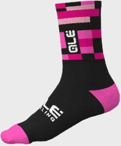 ALE' Match Fushcia Socks