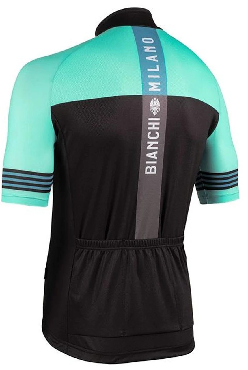 Bianchi Milano Prizzi Black Celeste Jersey 4 Bianchi Milano Prizzi Black Celeste Jersey - Image 2