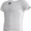 ALE' Mesh White Base Layer Jersey 2 ALE' Mesh White Base Layer Jersey -Cycling Clothing Store L11540014 seamless short sleeve base layer side 90191.1511637566