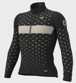 ALE' Stars PRR Black Long Sleeve Jersey