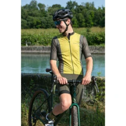 Nalini New Wool Olive Gravel Jersey -Cycling Clothing Store Nalini 4420 0 NEW WOOLSSJERSEY Rider 11913.1679705124