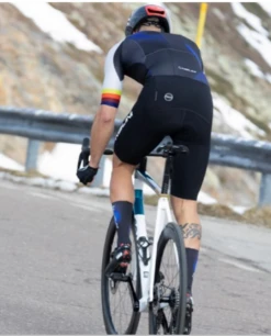 Nalini Fast Black Deep Blue Skin Suit -Cycling Clothing Store Nalini Fast Skin Suit Rider2 30844.1708276259