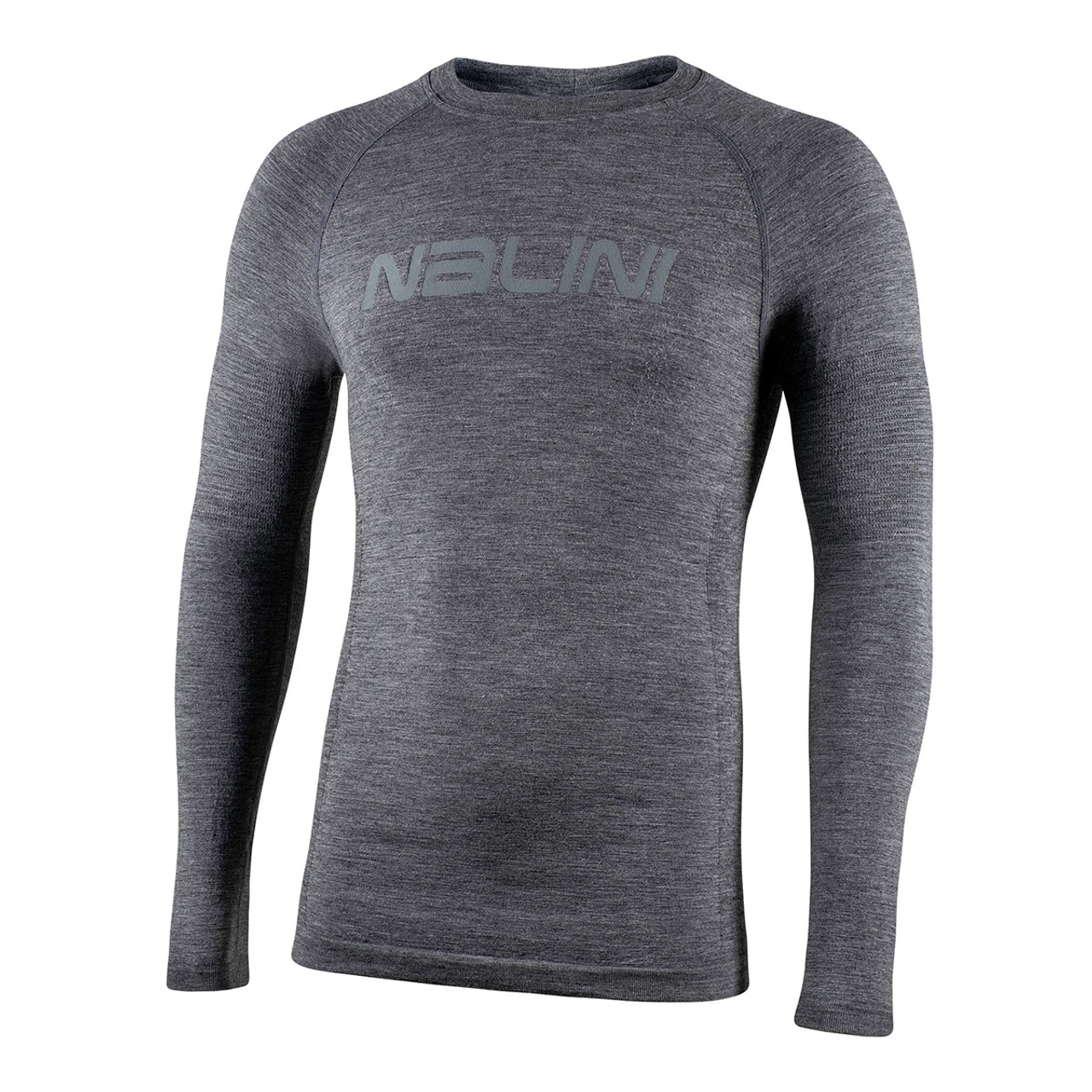 Nalini Wool Thermal Baselayer Gray Long Sleeve 3 Nalini Wool Thermal Baselayer Gray Long Sleeve