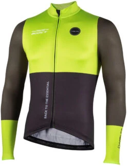 Nalini Warm Fit Green Black Long Sleeve Jersey