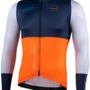 Nalini Warm Fit Blue Orange Long Sleeve Jersey 1 Nalini Warm Fit Blue Orange Long Sleeve Jersey -Cycling Clothing Store Nalini warm fit long sleeve jersey orange 62605.1696201908