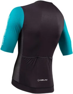 Nalini Laser Black Blue Jersey -Cycling Clothing Store Nalini 4060 0 LASER JERSEY GREEN BLACK REAR 82674.1679249209