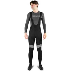 2023 Nalini New Warm ReflexBlack Bib Tights 8 2023 Nalini New Warm ReflexBlack Bib Tights -Cycling Clothing Store Nalini New Warm Reflex Bib Tight Black Rider 48661.1664643810