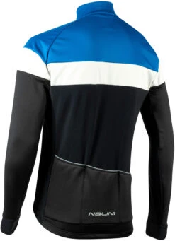 Nalini BOW Pista Thermal Blue Jacket -Cycling Clothing Store Nalini Pista Jacket Blue Rear 71868.1665332431