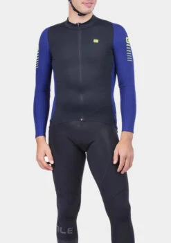 ALE' Warm Race 2.0 R-EV1 Blue Long Sleeve Jersey -Cycling Clothing Store R EV1 WARM RACE 2.0 MEN LONG SLEEVE JERSEY Blue 97082.1664067494
