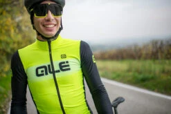 ALE' Logo DWR PRS Yellow Fluo Long Sleeve Jersey -Cycling Clothing Store ale solid fondo long sleeve jersey Rider3 30783.1720824763