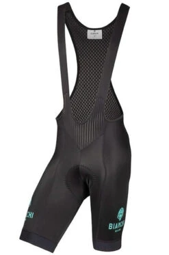 Bianchi Milano Morello Black Bib Shorts