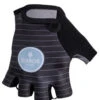 Bianchi Milano Anapo Celeste Stripes Black Gloves