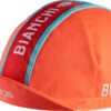 Bianchi Milano Neon Orange Red4120 Cap -Cycling Clothing Store bianchi milano orange red Neon 4120 28073.1582947262