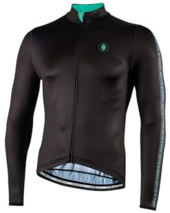 Bianchi Milano Valfurva Black Long Sleeve Jersey