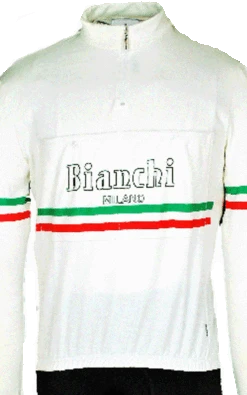 Nalini Bianchi Hiten Vintage White Long Sleeve Jersey XL5 -Cycling Clothing Store bianchi hiten vintage white long sleeve jersey co 250 26344.1388349057