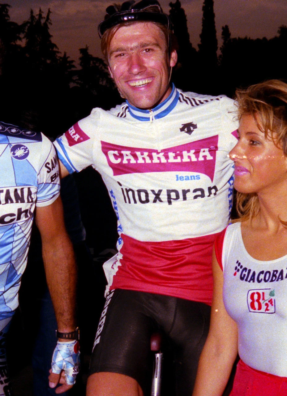 Carrera Retro Inoxpran White Long Sleeve Jersey 4 Carrera Retro Inoxpran White Long Sleeve Jersey - Image 2