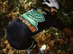 Cinelli Black Serpent Tempo Mesh Jersey -Cycling Clothing Store cinelli TEMPO MESH JERSEY 0390 bk serpent rider 35010.1712503752