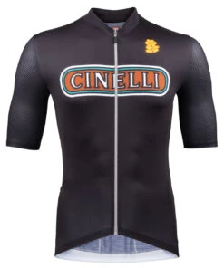 Cinelli Black Serpent Tempo Mesh Jersey