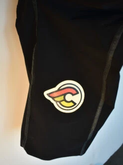 Cinelli Black Supercorsa Bib Shorts -Cycling Clothing Store cinelli supercorsa black bib shorts close up2 07409.1712504009