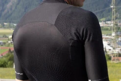 Nalini Dyneema Protection Black Jersey -Cycling Clothing Store dyneema jersey close up 51787.1708203014