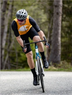 Nalini Fast Gold Black Jersey -Cycling Clothing Store nalini fast jersey rider2 04316.1708315098