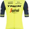 Santini 2021 Trek Segafredo Yellow Training Fluo Fan Jersey -Cycling Clothing Store trek segafredo 2021 fan line jersey yellow 88980.1615046988